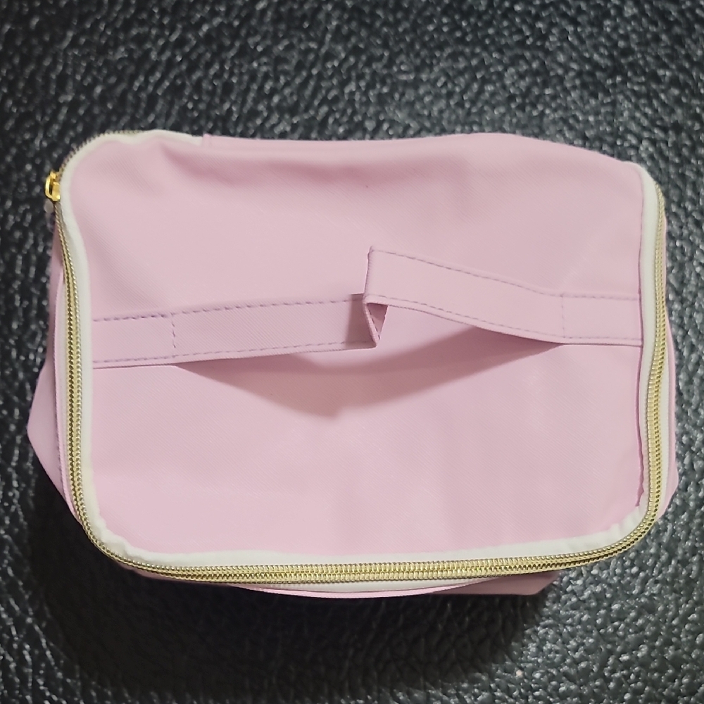Sassy + Chic Large Zip Purple Makeup Bag